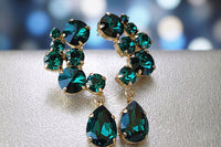 Emerald earrings