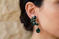Emerald earrings