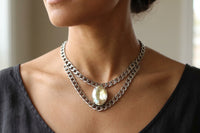 Silver Layered Necklace