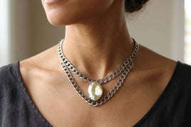Silver Layered Necklace