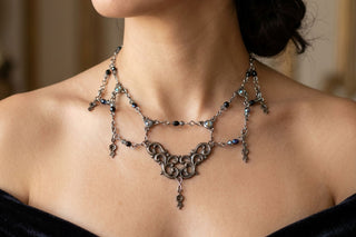 Silver Bib Necklace