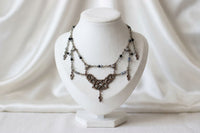 Collier plastron en argent