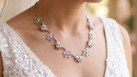 Collier en opale blanche