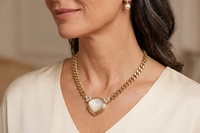 Collier pendentif épais