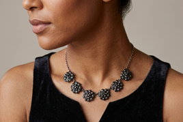 Jet Crystal Choker