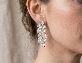 CLUSTER WEDDING EARRINGS