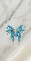 Turquoise EAR CLIMBERS