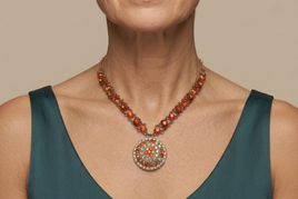 Orange necklace