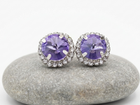 PURPLE EARRINGS