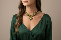 Olive Green necklace