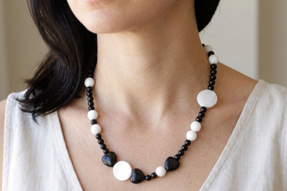 ONYX HEART NECKLACE