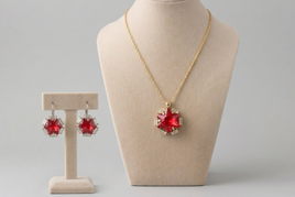 RUBY RED NECKLACE