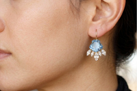 AQUAMARINE SHELL NECKLACE