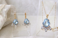 AQUAMARINE SHELL NECKLACE