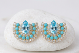 AQUAMARINE EARRINGS