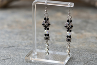 Black & Gray Halo Necklace