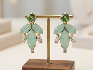 MINT WEDDING EARRINGS