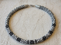 Black and white necklace