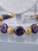 Amethyst Gold Necklace
