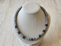 Black and white necklace