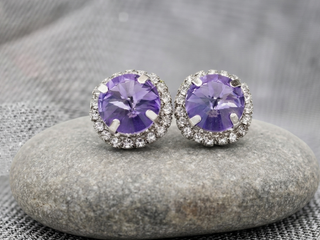 PURPLE EARRINGS