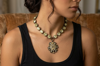 Yellow necklace