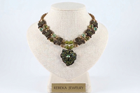 Olive Green necklace