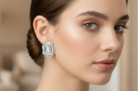 Crystal Bridal Studs