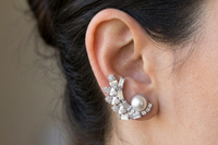 PEARL CLIMBING EARRINGS