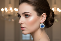 Sapphire Crystal earrings