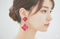 עגילים כתומים