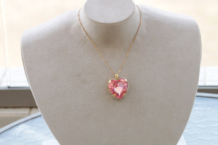 Olive Heart Necklace, Gold Heart Pendant Gift