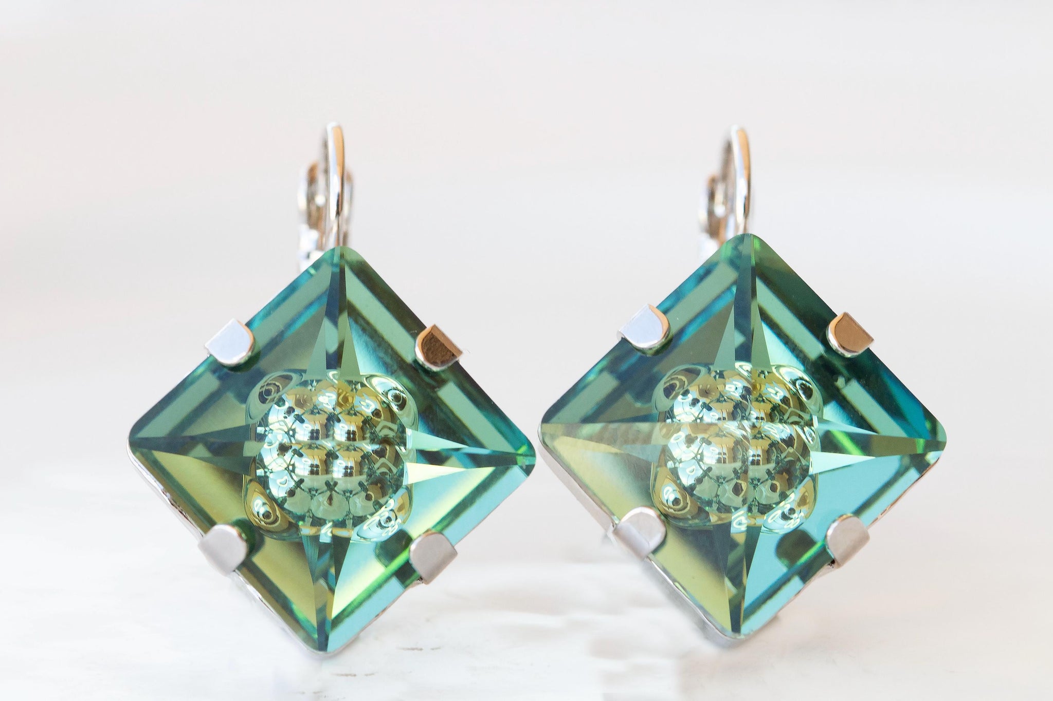 Emerald Earrings Earrings For Light Green Dress Brilliantly Emerald Green Drop Rhinestone Earrings Emerald Earrings Earrings For Light Green Dress Brilliantly Emerald Green Drop Rhinestone Earrings