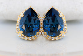 Earrings for blue dress| Rebekajewelry Earrings for blue dress| Rebekajewelry