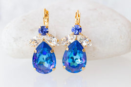 BRIDAL BLUE EARRINGS