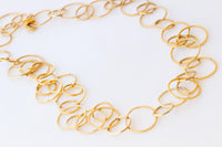 ROSE GOLD Hoop NECKLACE