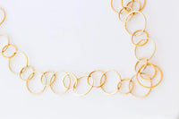 ROSE GOLD Hoop NECKLACE