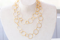 ROSE GOLD Hoop NECKLACE