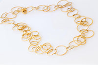 ROSE GOLD Hoop NECKLACE