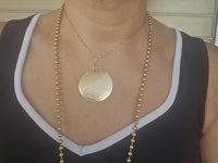 Golden Heart & Coin Layered Necklace