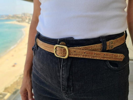 Double Layered Leather Belt