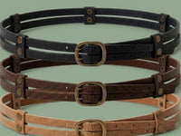 Double Layered Leather Belt