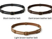 Double Layered Leather Belt