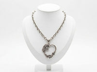 Extra Large Filigree Heart Locket Necklace