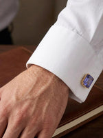 Light Purple Tanzanite Crystal Cufflinks