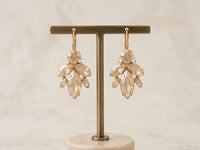Art Deco Bridal Jewelry Set – Necklace, Bracelet, Earrings in Gold, Rose Gold, Silver