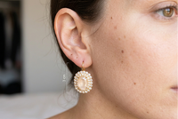 IVORY BRIDAL EARRINGS