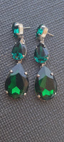 EMERALD DROP EARRINGS