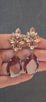 Burgundy Earring