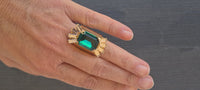 Emerald STATEMENT RING